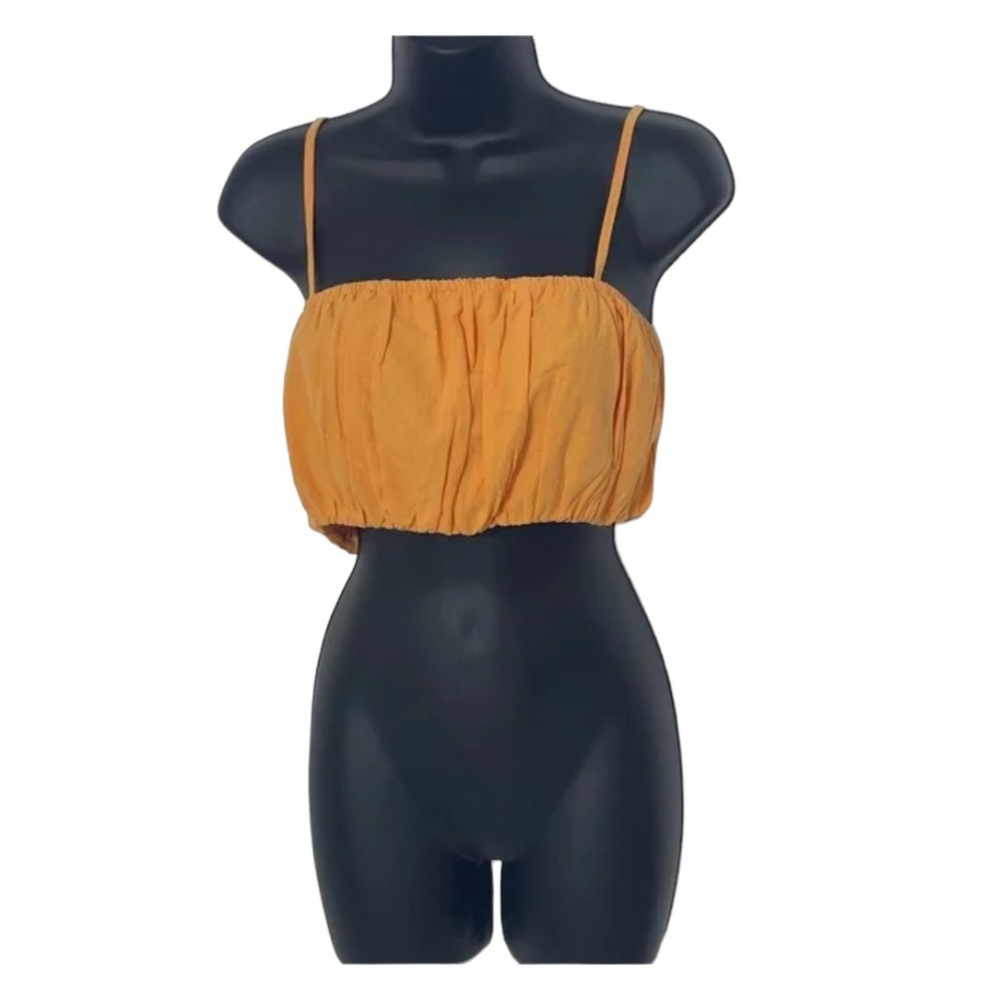 SALE - Orange Crop Top LG BNWT